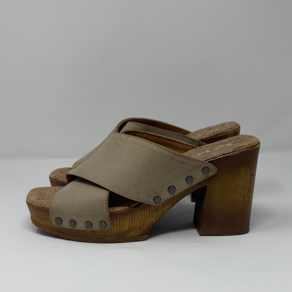 Korks Women's Lynda Comfort Slide Sandals - Tan - 8